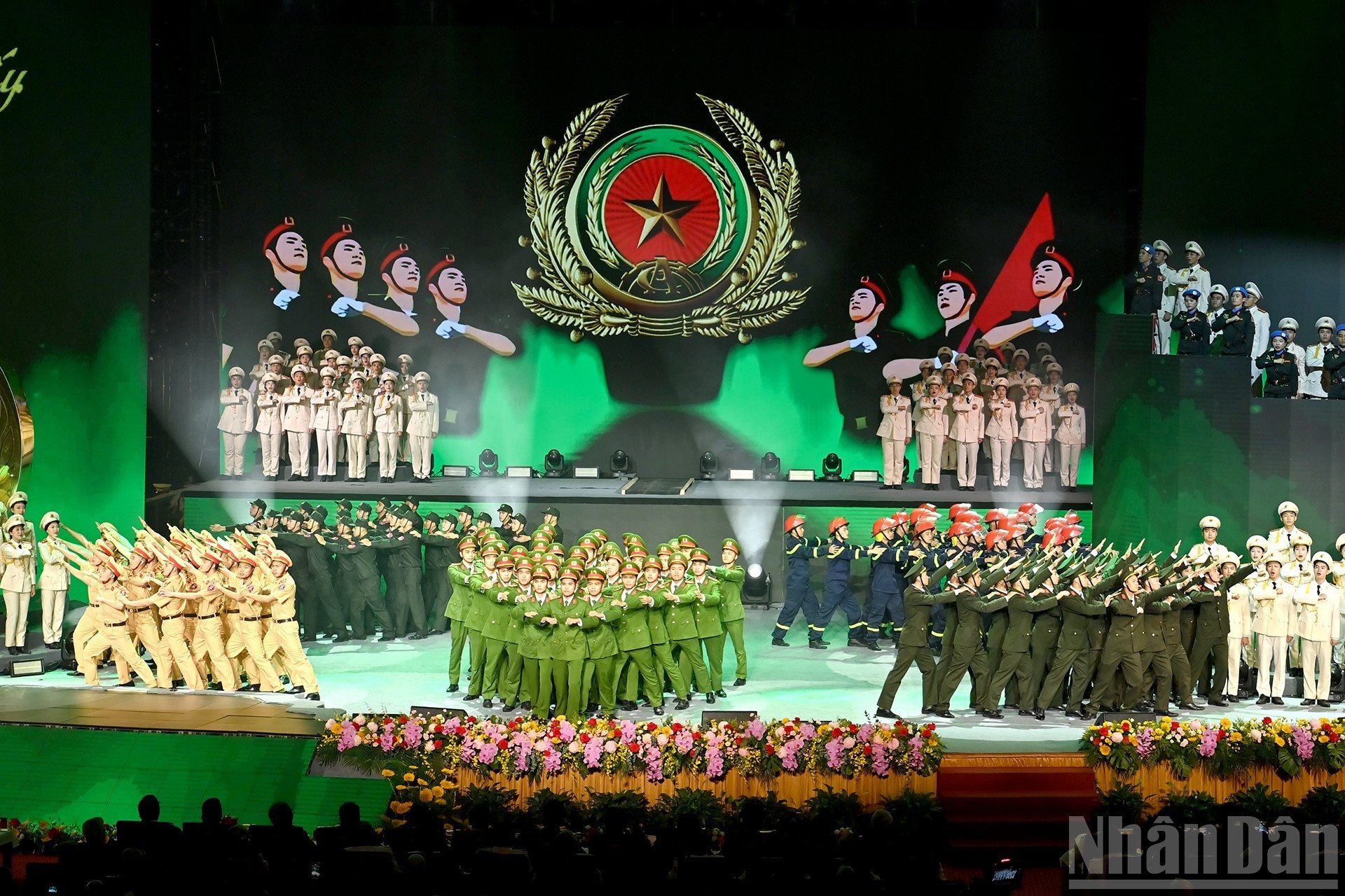 Una actuación del programa artístico del evento.