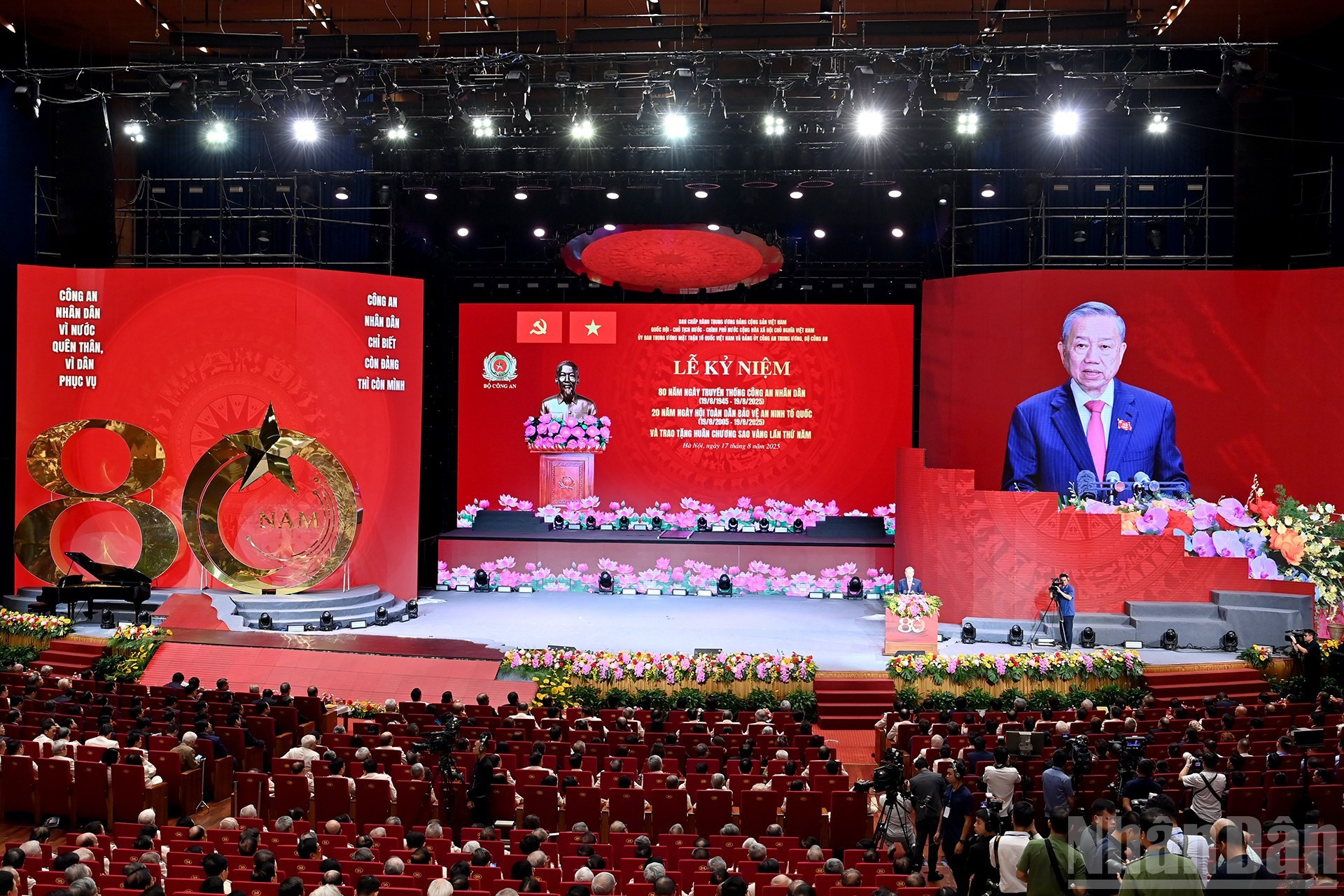 Panorama de la ceremonia.