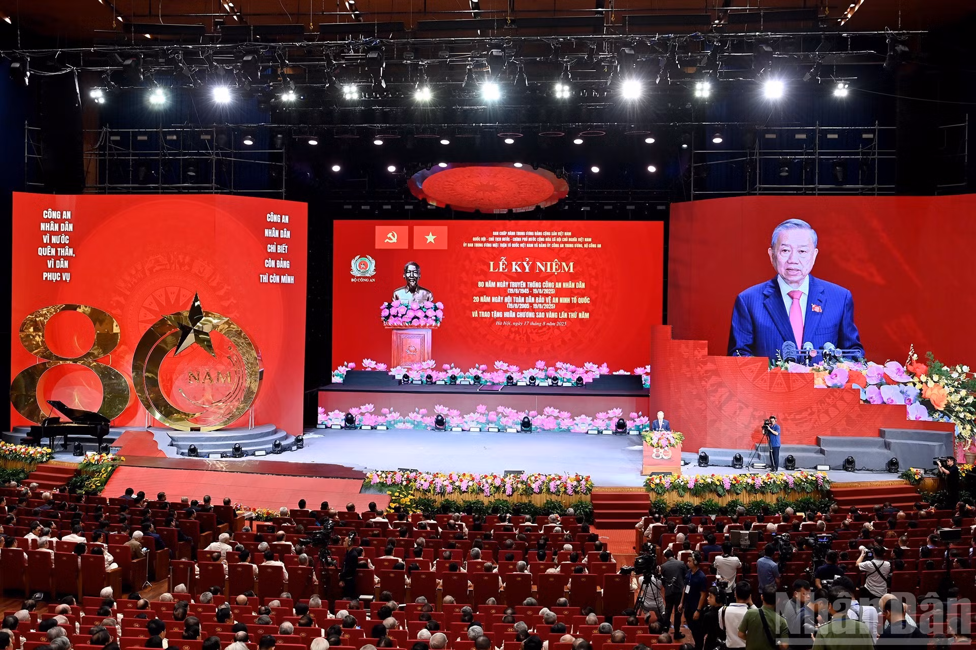 Panorama de la ceremonia.