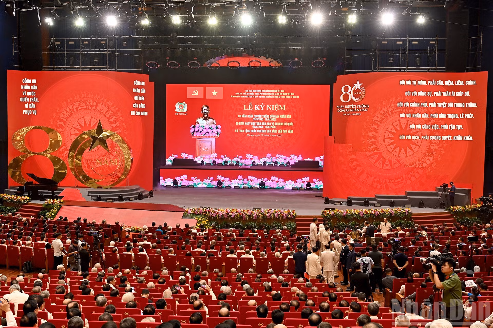 Panorama de la ceremonia.