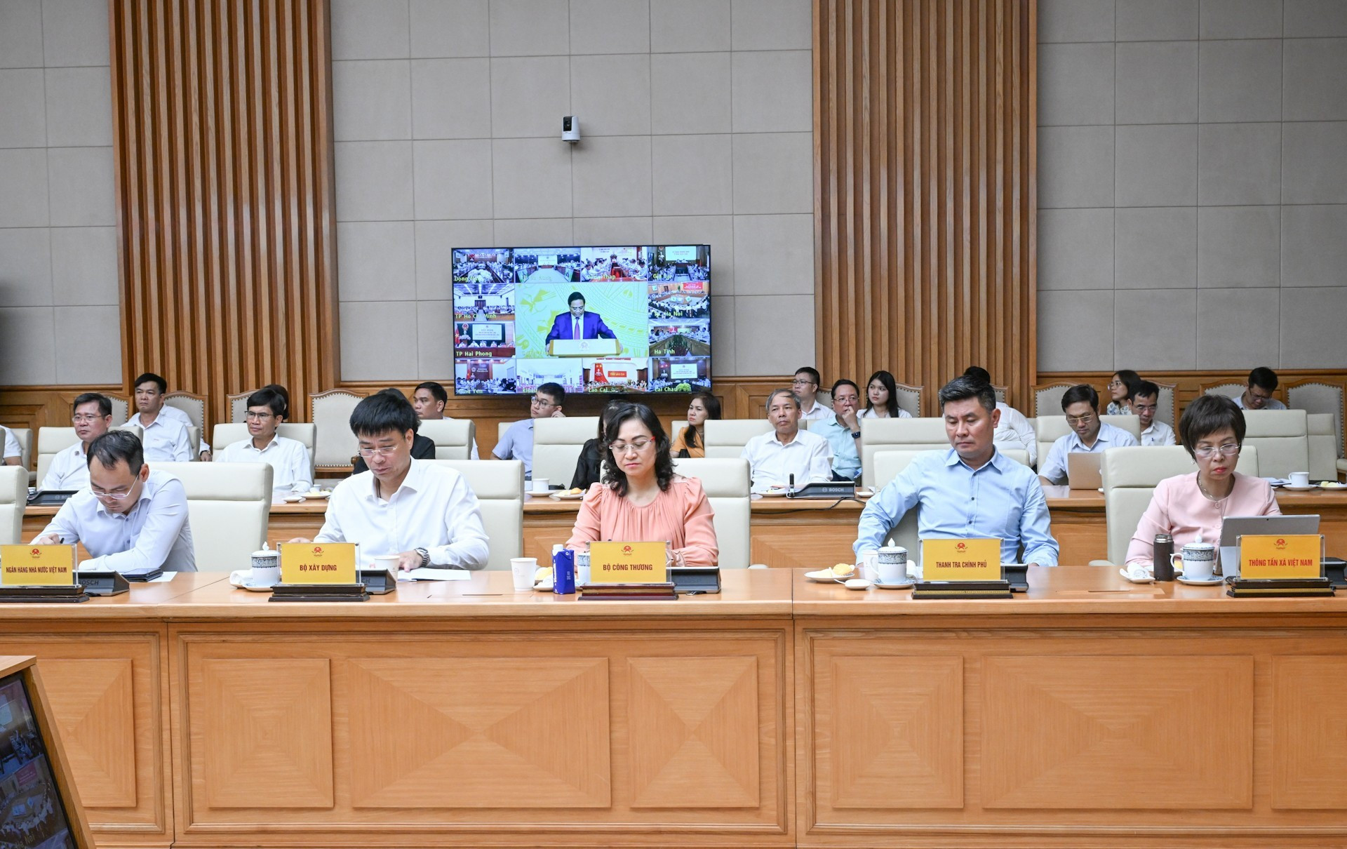 Delegados a la cita.