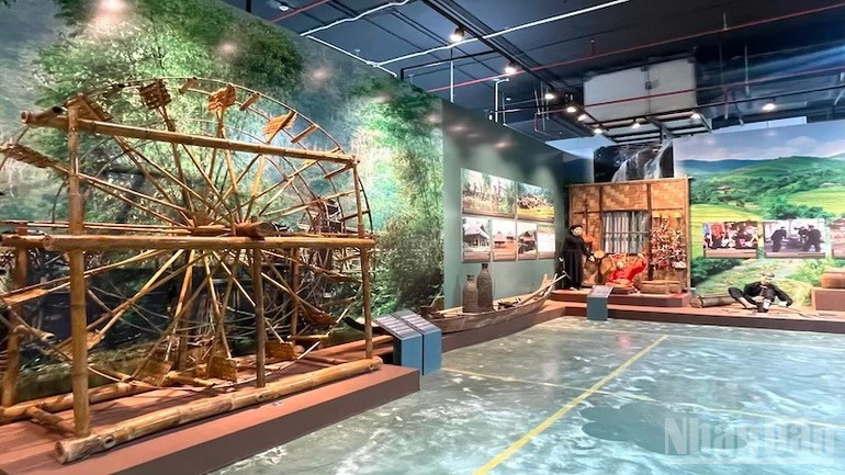 Las ruedas hidráulicas son representativas del Noroeste vietnamita.