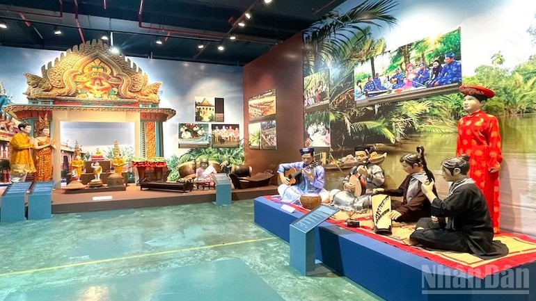 Representación del “don ca tai tu” (canto de aficionados) del Sur.