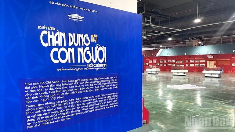 La muestra “Retrato de un hombre”, en honor al Presidente Ho Chi Minh.