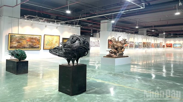 El área de obras de bellas artes.