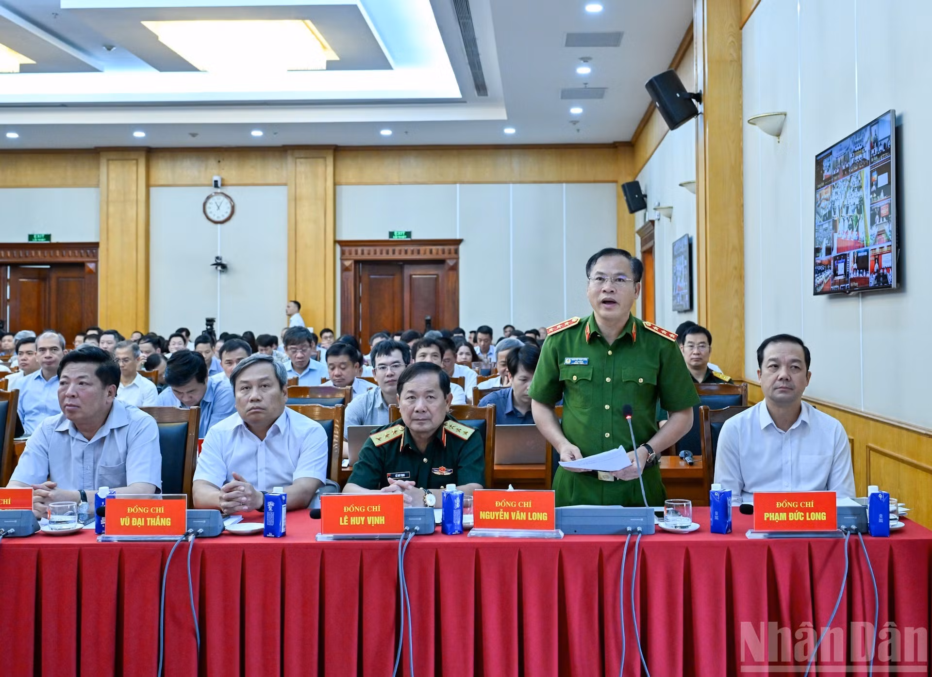 El teniente general Nguyen Van Long, viceministro de Seguridad Pública.