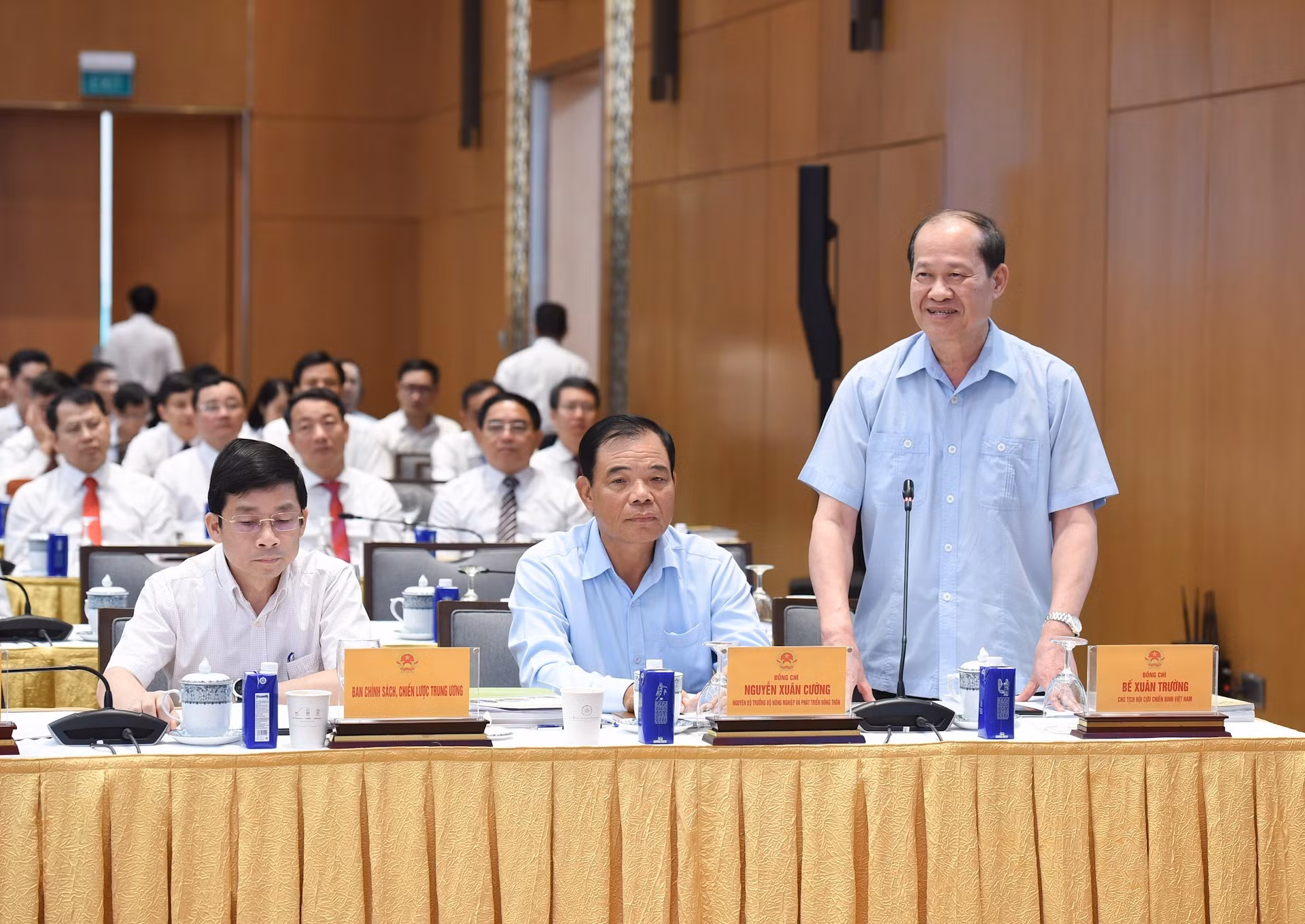 El presidente de la Asociación de Veteranos de Guerra de Vietnam, Be Xuan Truong.