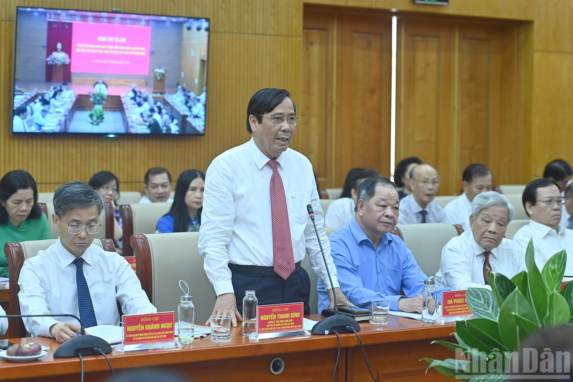 Nguyen Thanh Binh, presidente de la Asociación de Personas de Edad Avanzada de Vietnam.