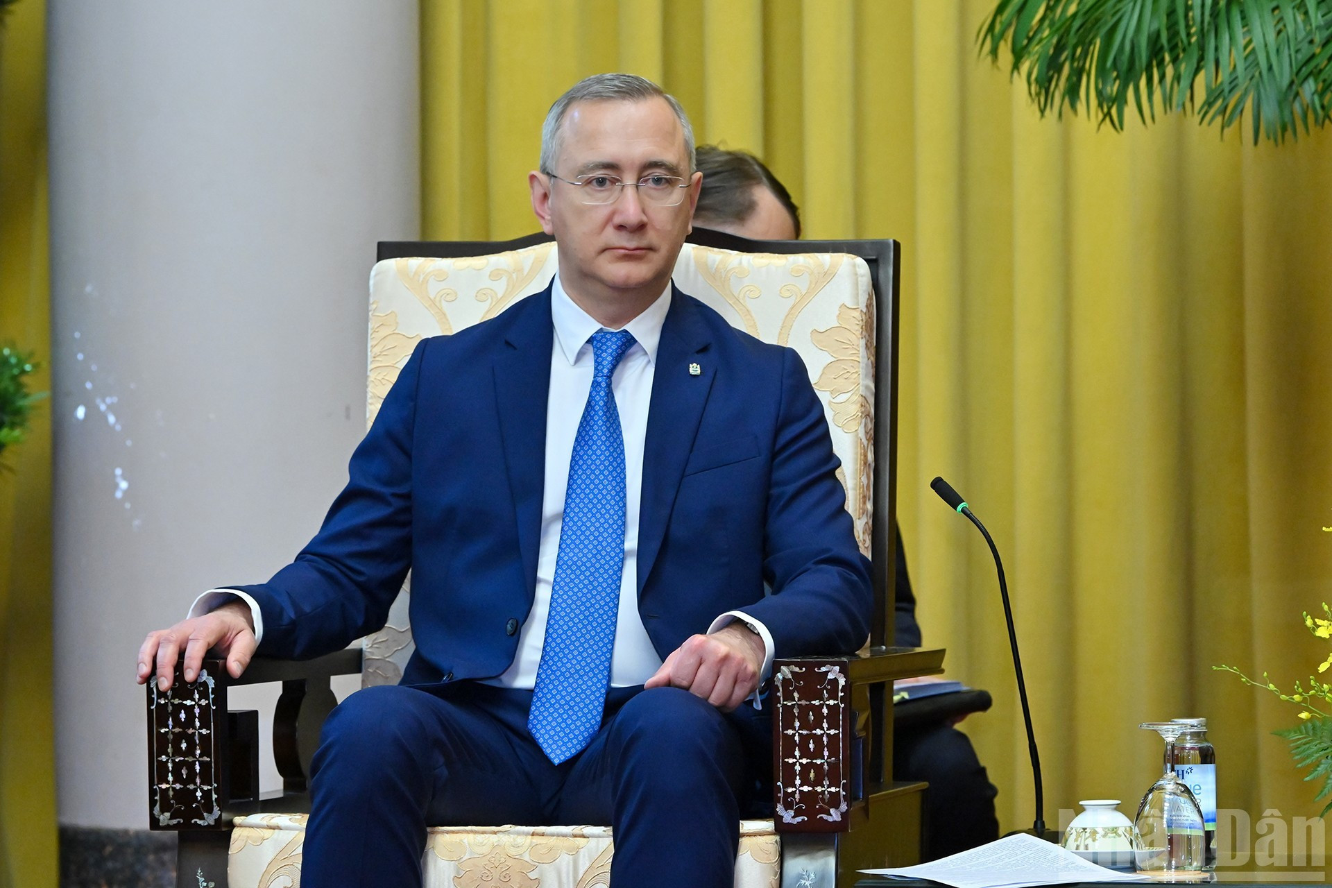 El gobernador del óblast de Kaluga, Vladislav Valerievich Shapsha.