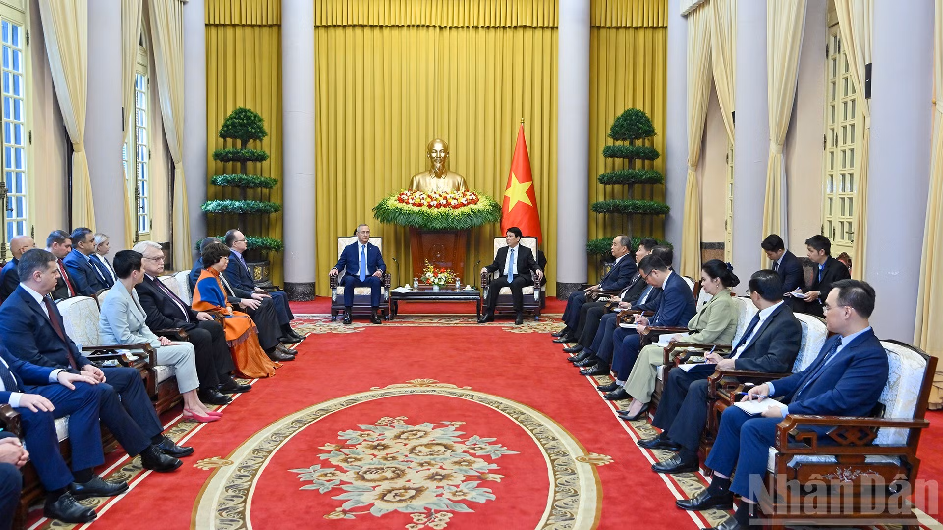 [Foto] Presidente de Vietnam recibe a gobernador de óblast ruso de Kaluga