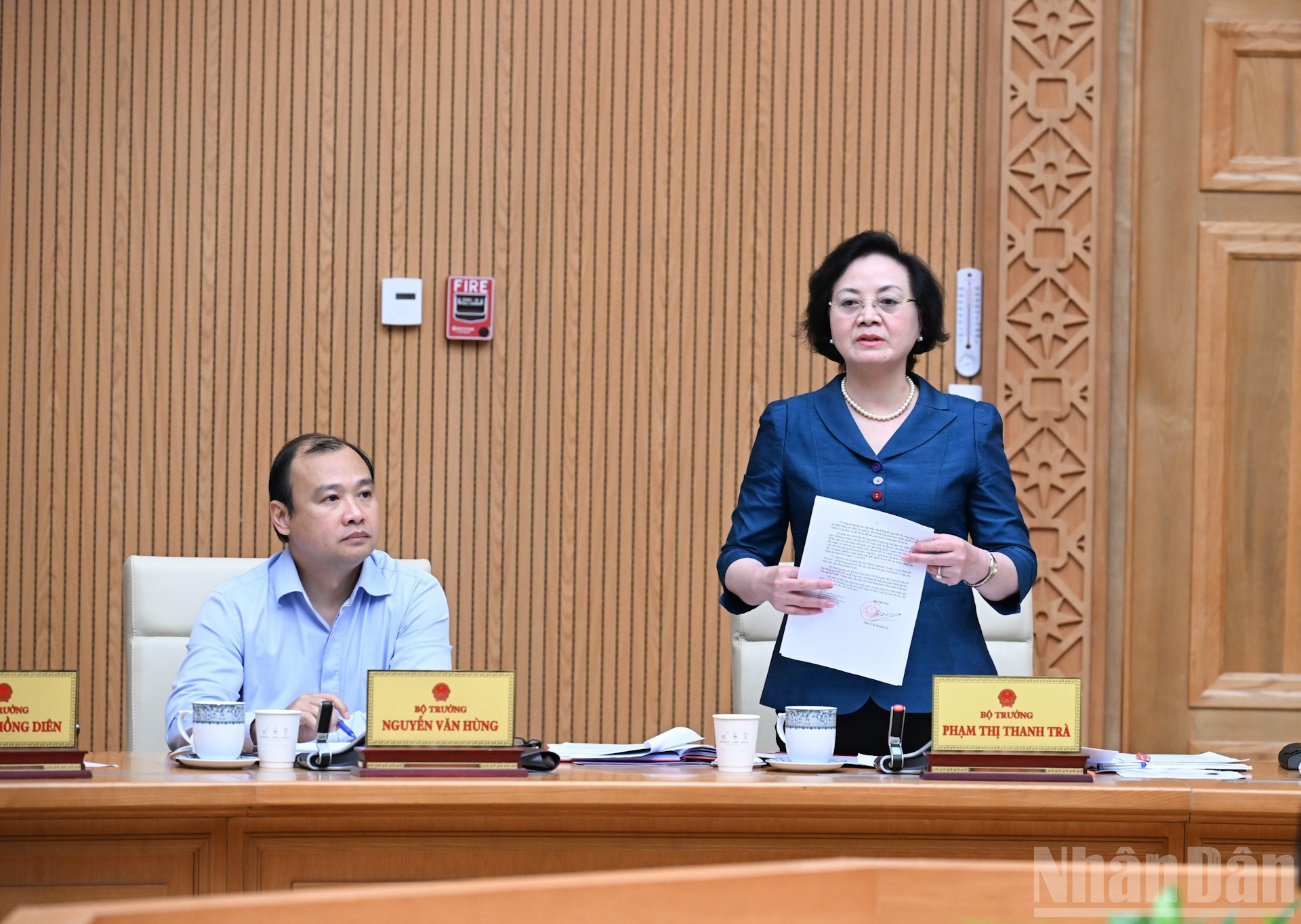 La ministra del Interior, Pham Thi Thanh Tra. La ministra del Interior, Pham Thi Thanh Tra.