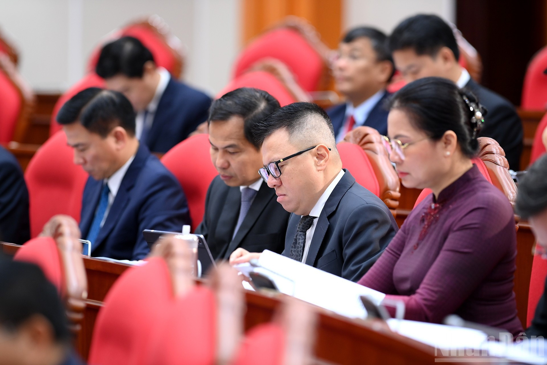 Delegados al decimotercer pleno del Comité Central del PCV del XIII mandato.
