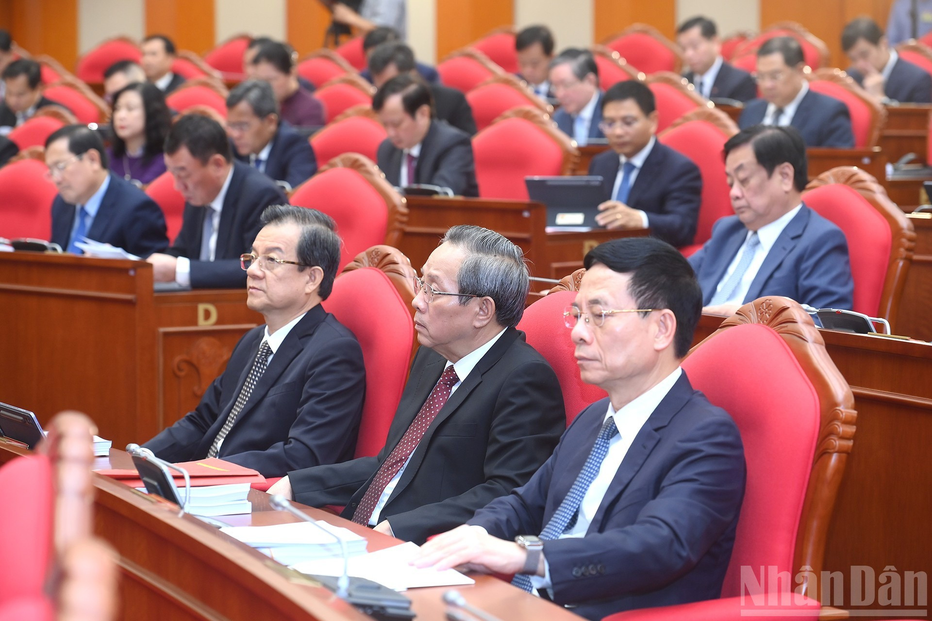 Delegados al decimotercer pleno del Comité Central del PCV del XIII mandato.