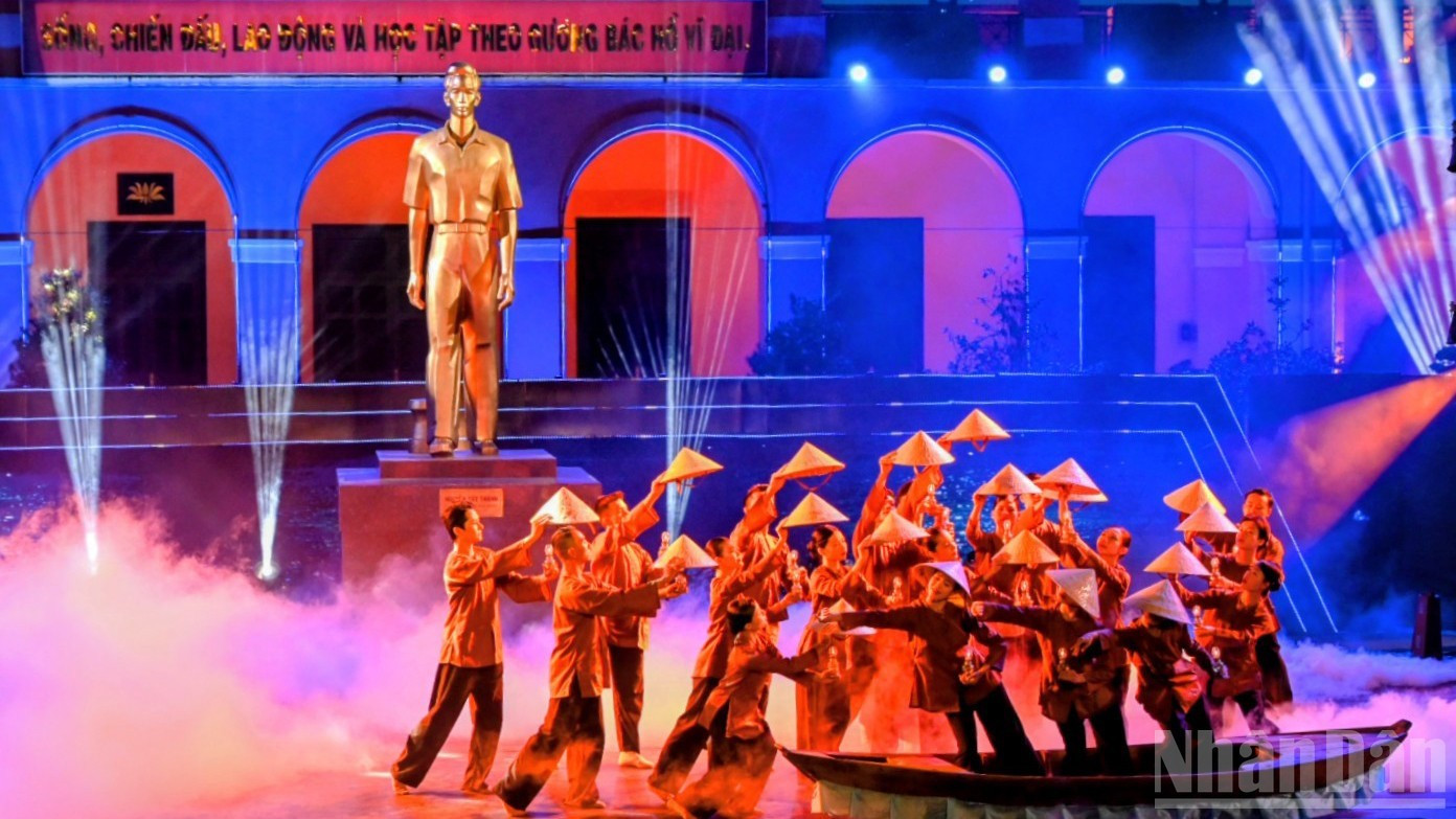 Una actuación en el programa.