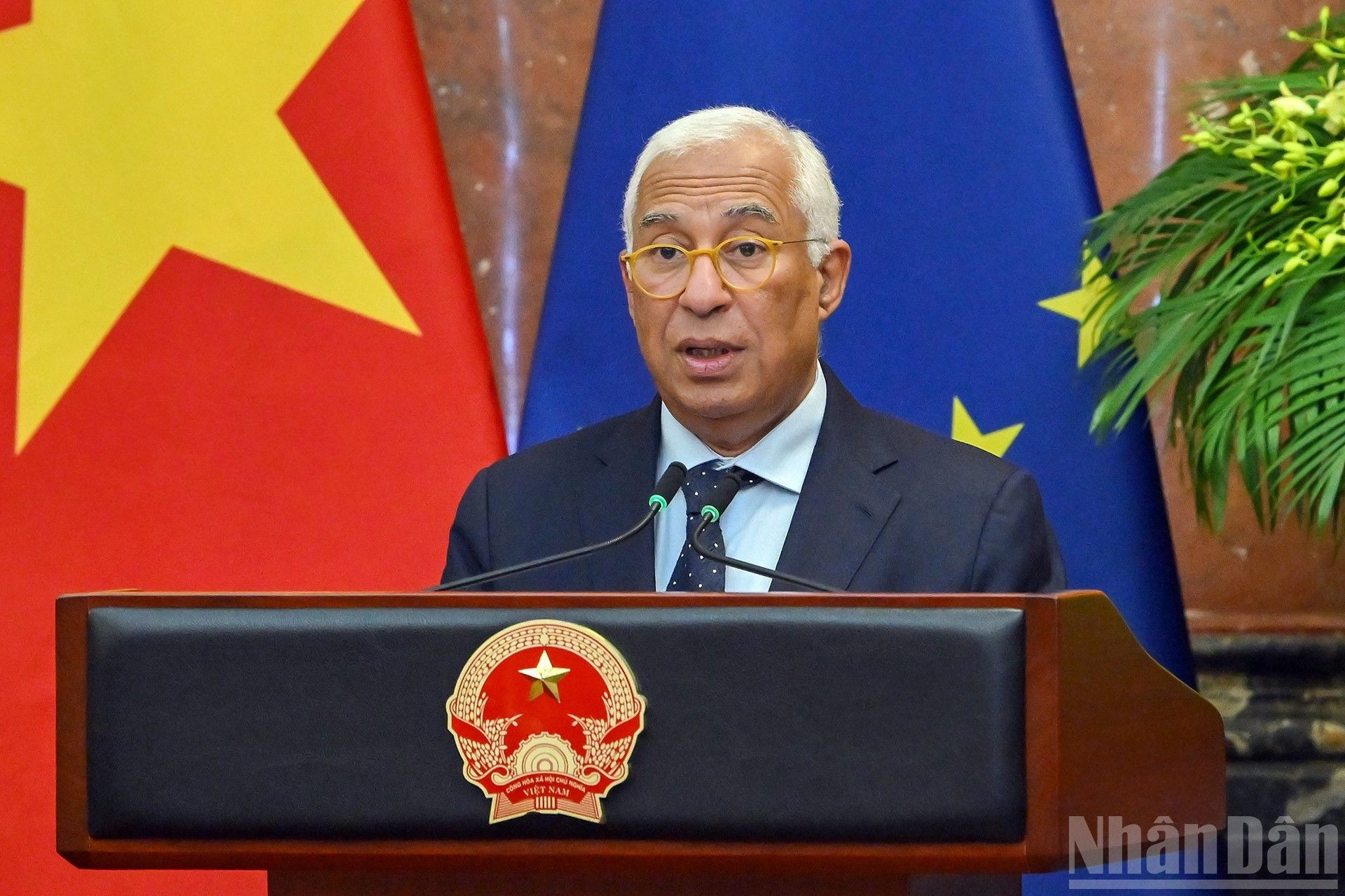 El presidente del Consejo Europeo, António Costa.