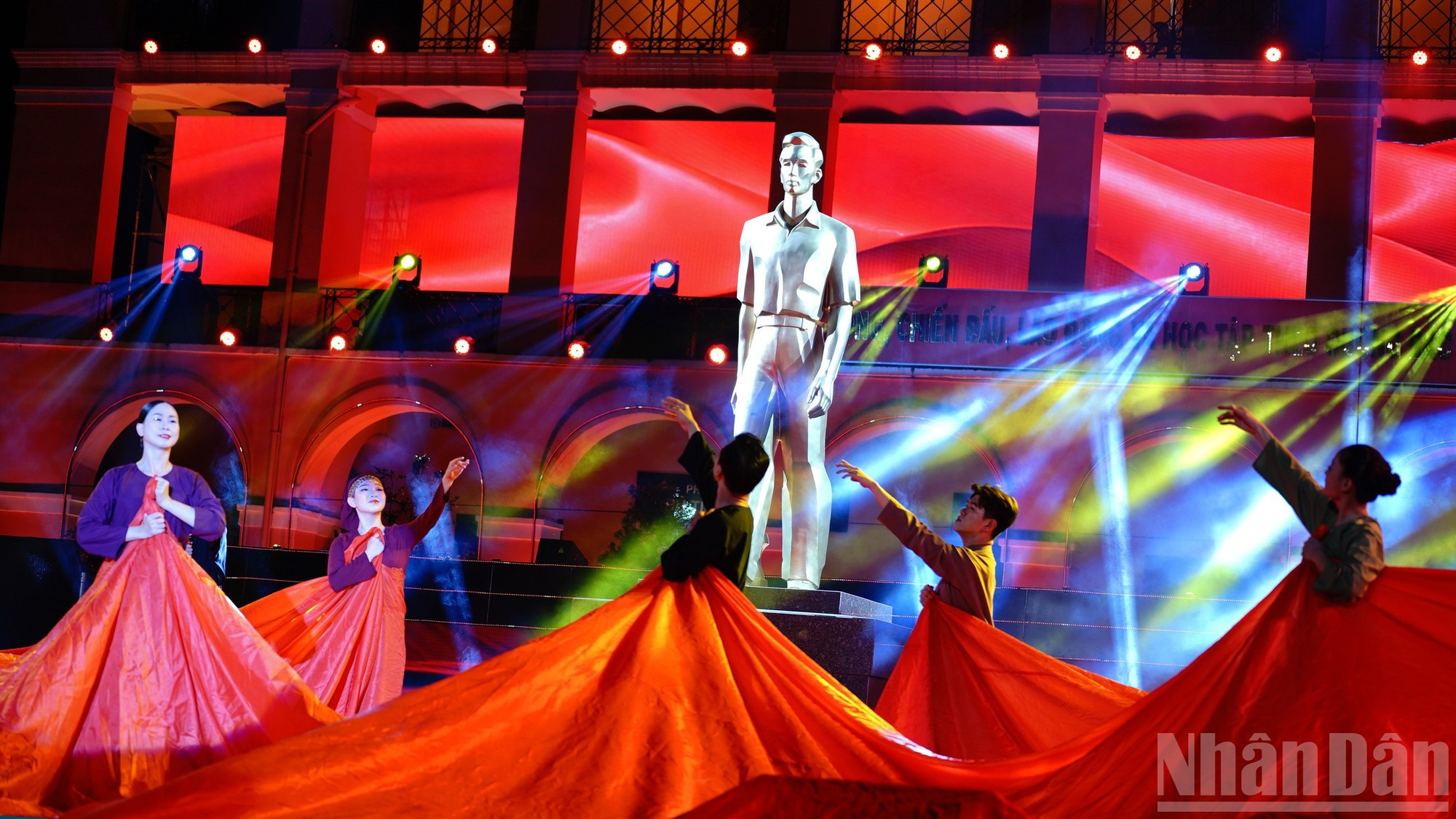 Una actuación en el programa.