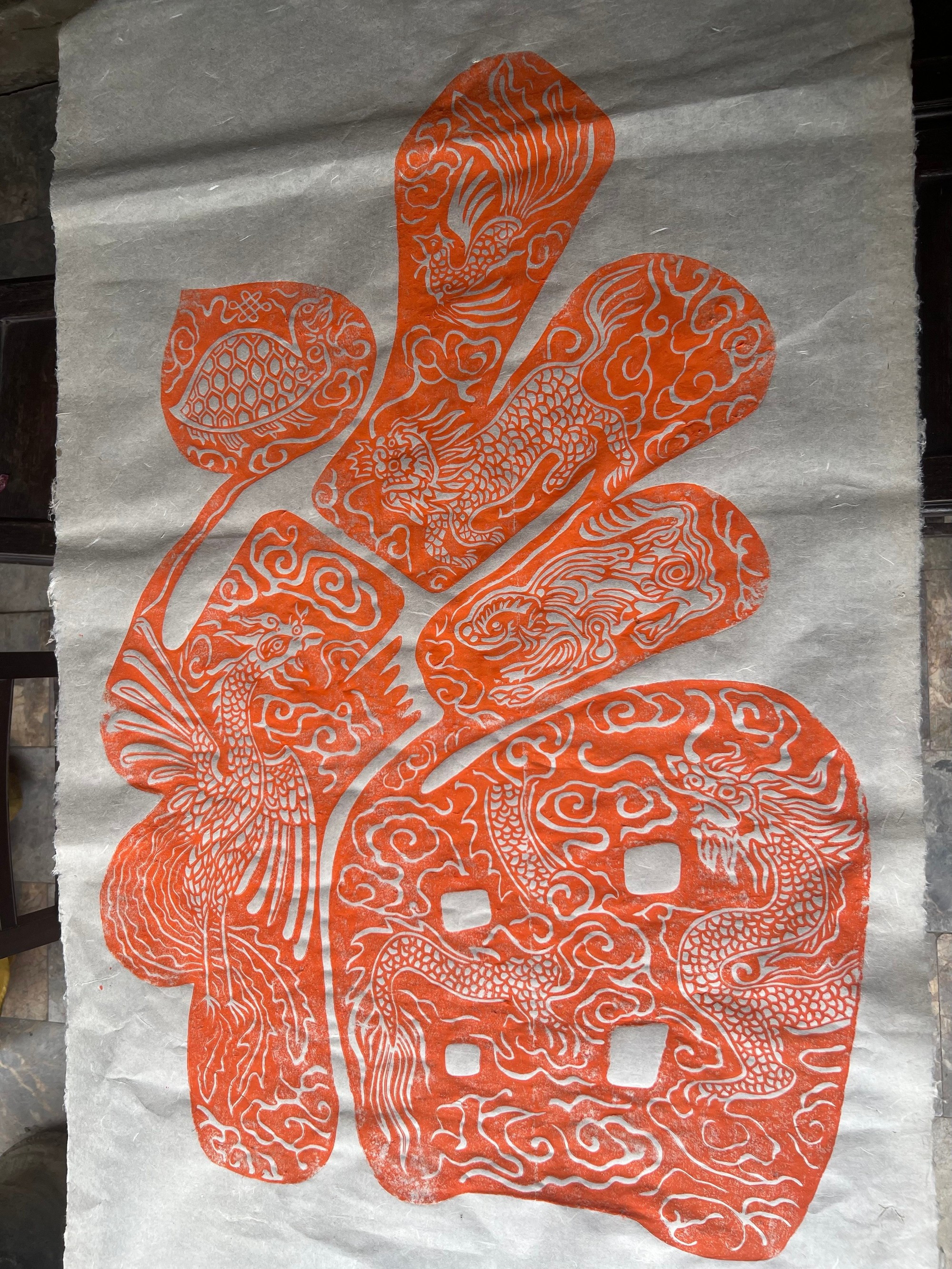 El producto final. Cabe destacar que los “lien” de la aldea Chuon también se distinguen por su paleta de colores exclusiva.