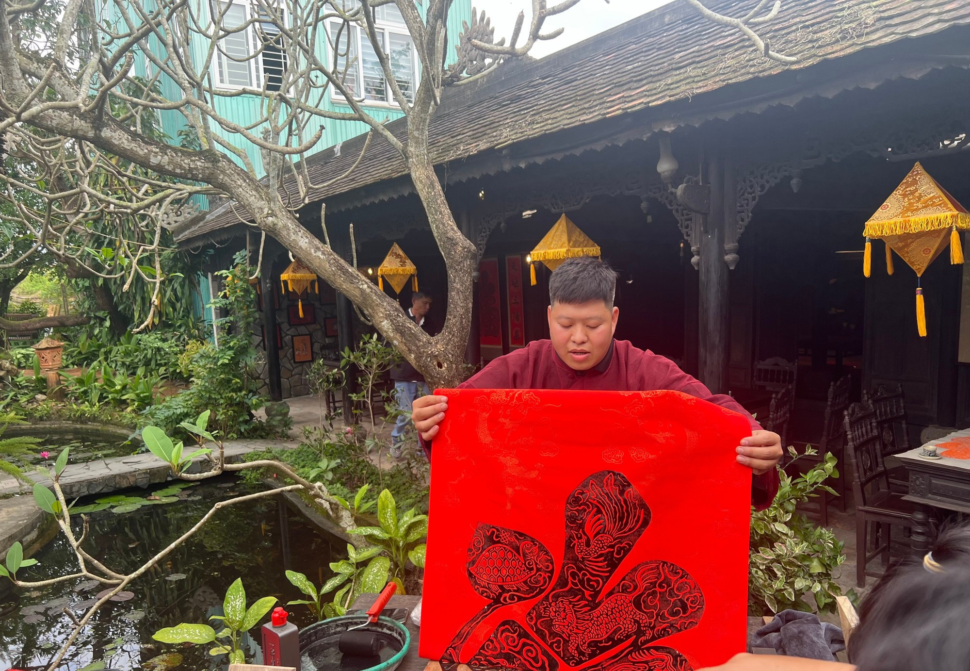 La impresión se realiza con cuidado.