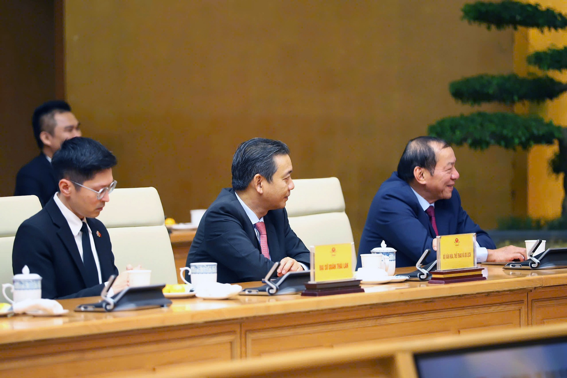 Delegados a la ceremonia.