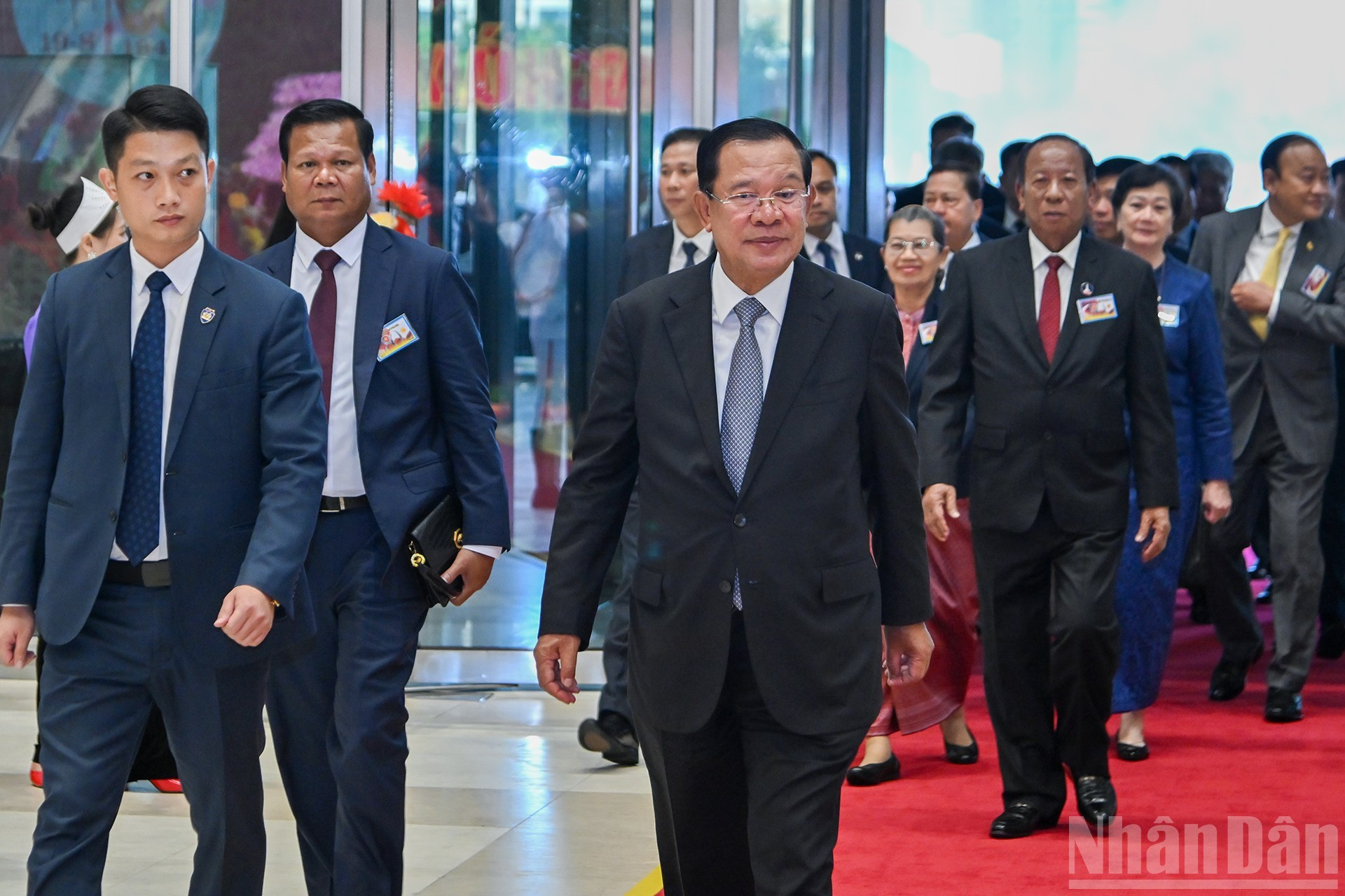 El presidente del Partido Popular de Camboya y titular del Senado, Samdech Techo Hun Sen.