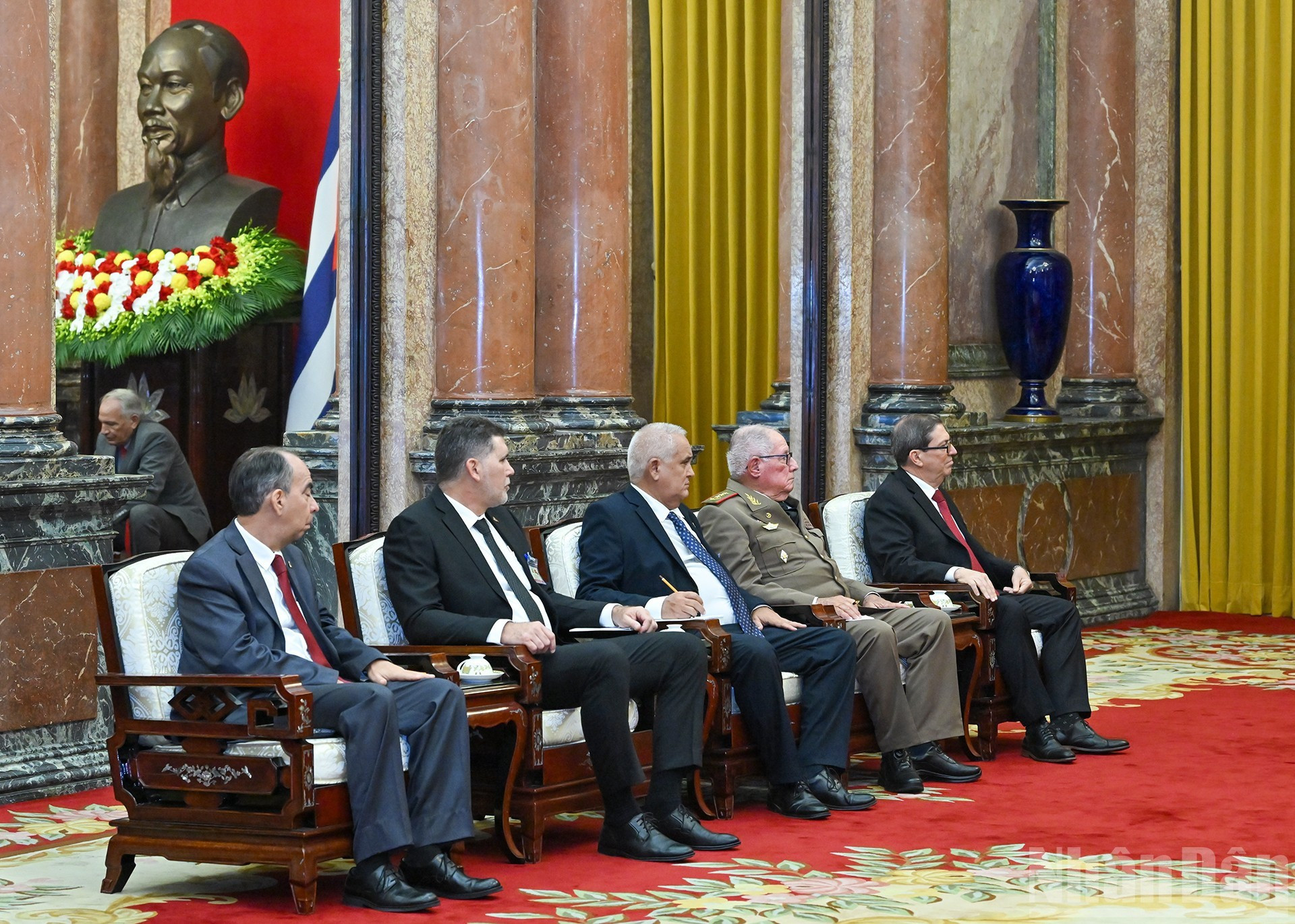 Miembros de la delegación cubana. Miembros de la delegación cubana.