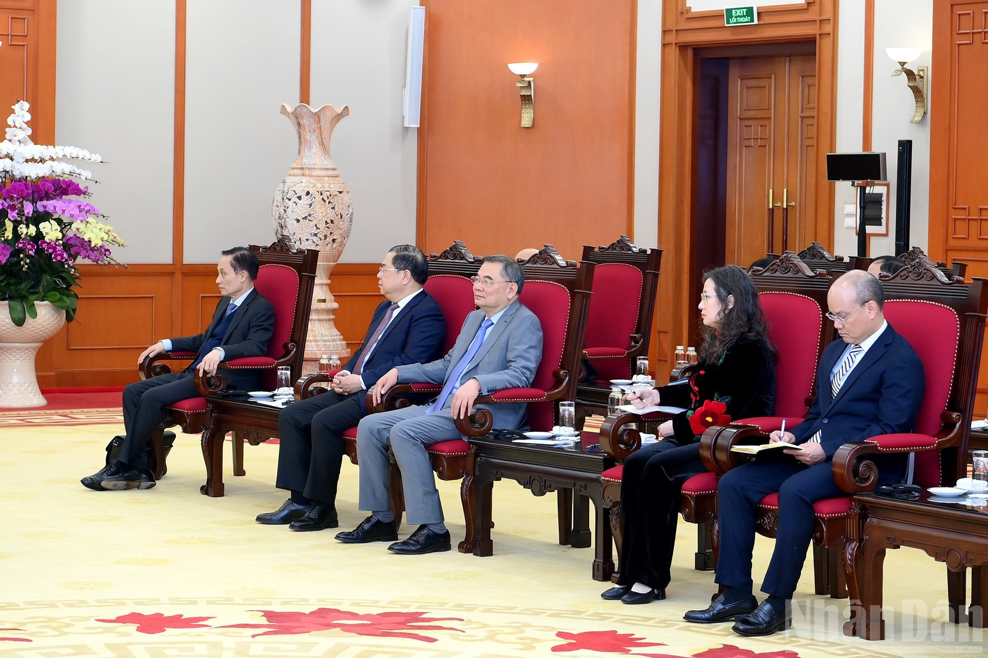 Representantes de Vietnam en el encuentro.