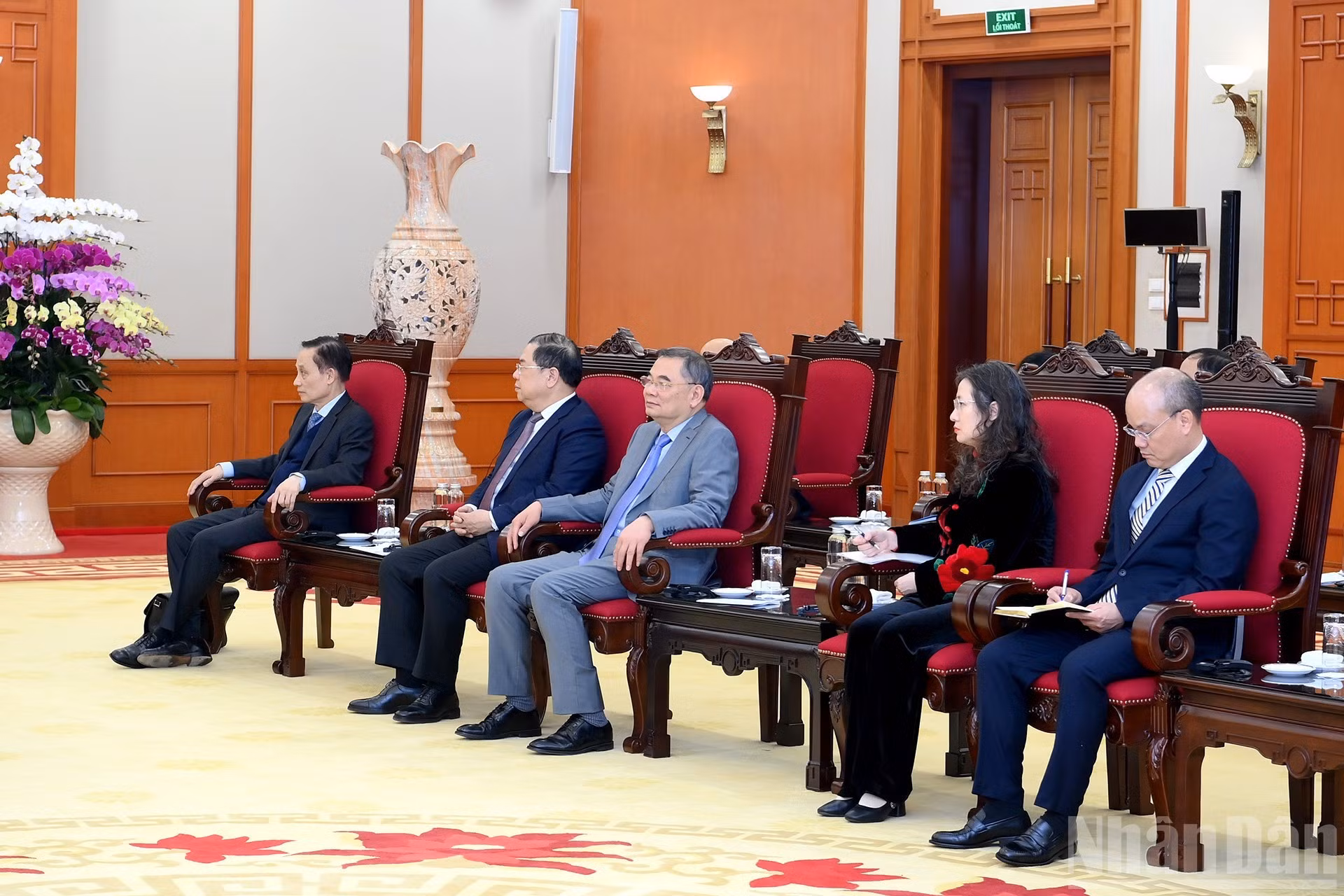 Representantes de Vietnam en el encuentro.