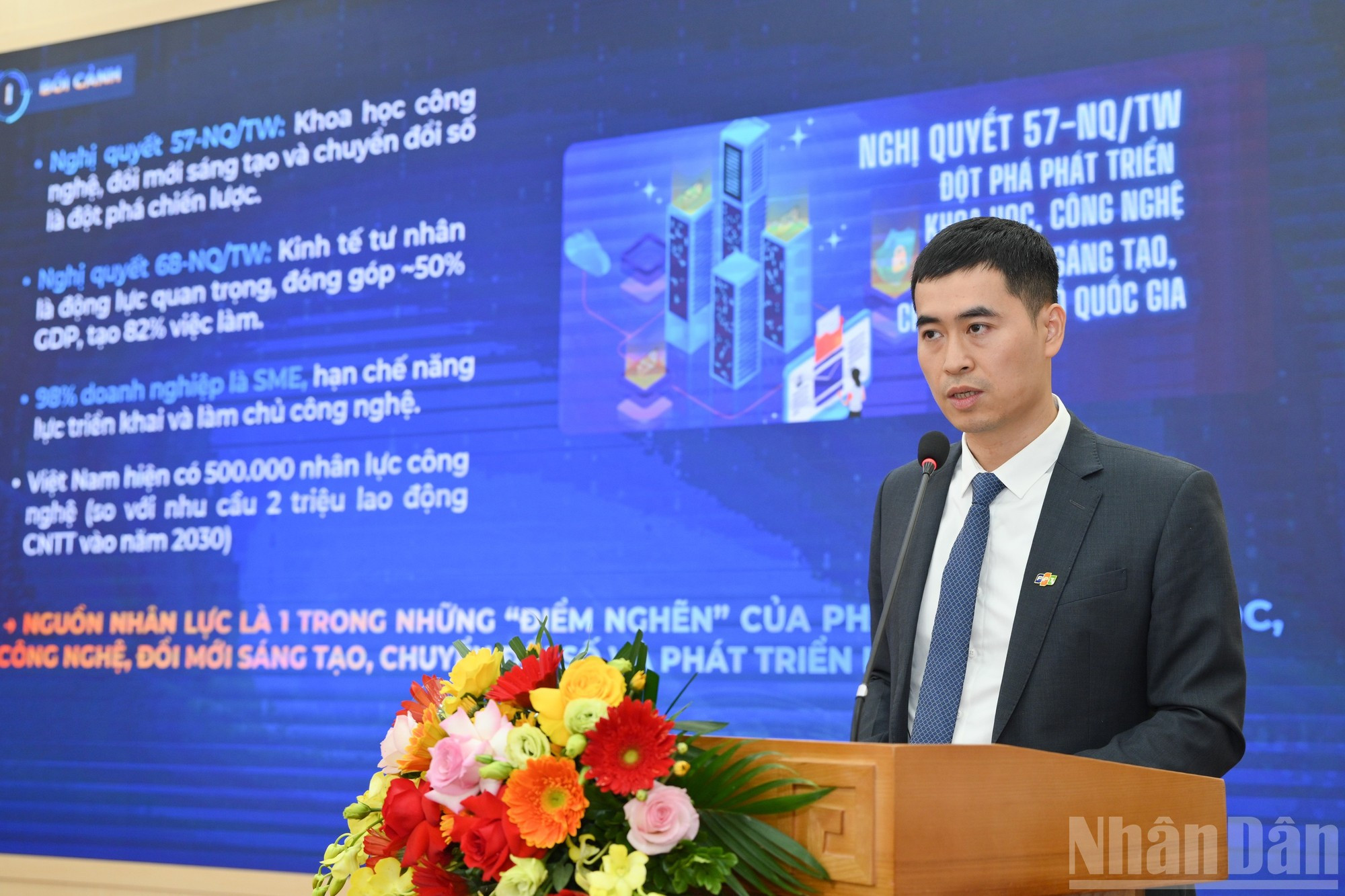 Vu Chi Thanh, rector del Colegio FPT Polytechnic del grupo tecnológico FPT, aporta opiniones.