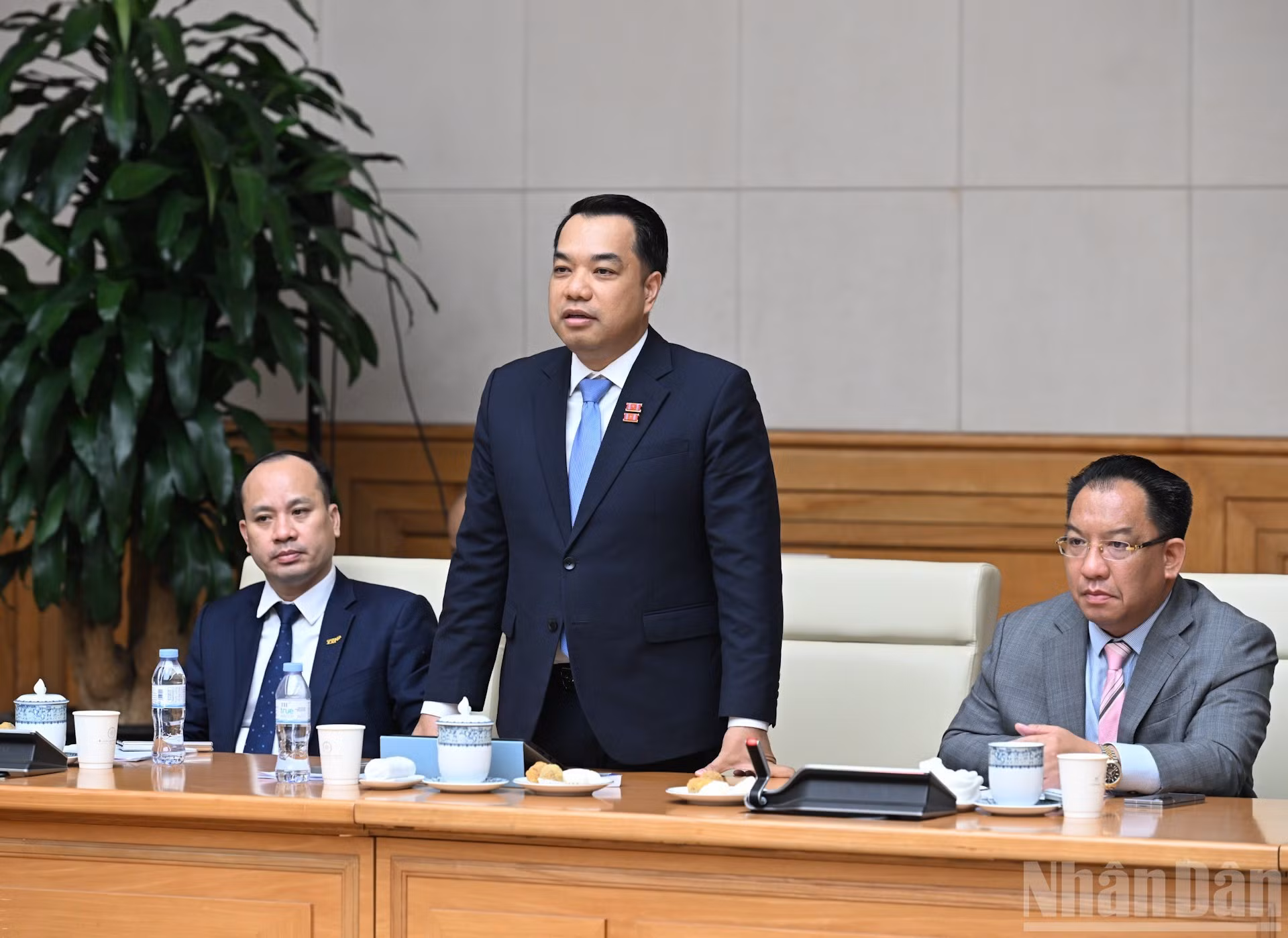 El vicepresidente y secretario general de la Asociación de Empresas Pequeñas y Medianas de Hanói, Mac Quoc Anh.