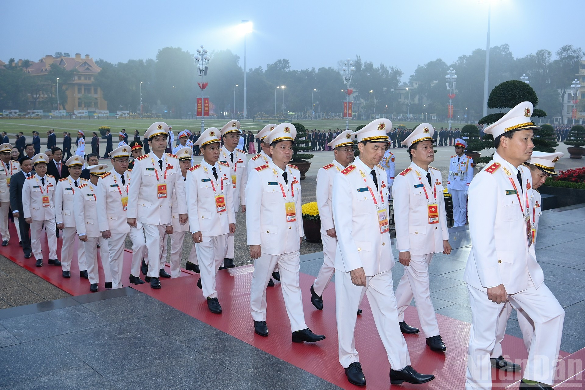 Delegados de la fuerza de Seguridad Pública.