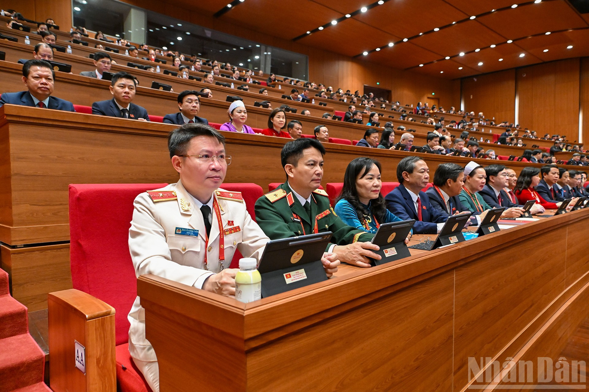Delegados a la sesión.