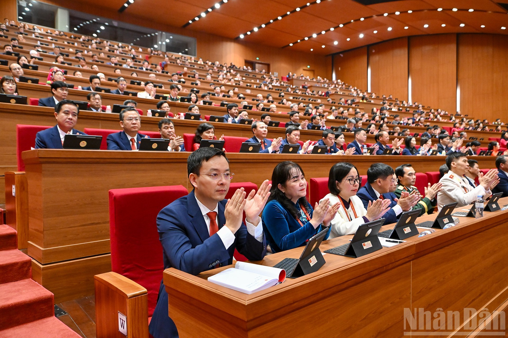 Delegados a la sesión.