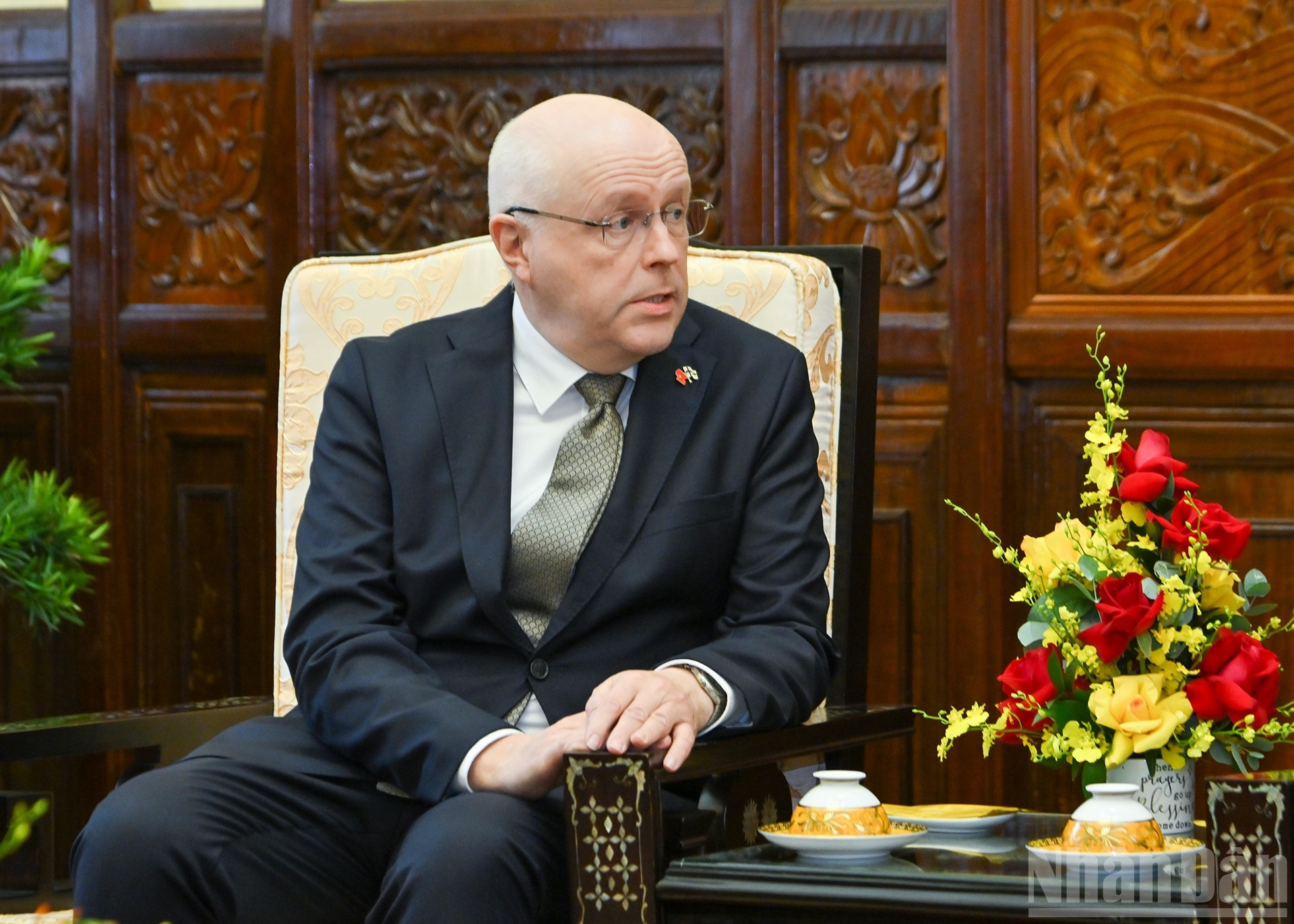 El embajador finlandés en Vietnam, Keijo Norvanto.