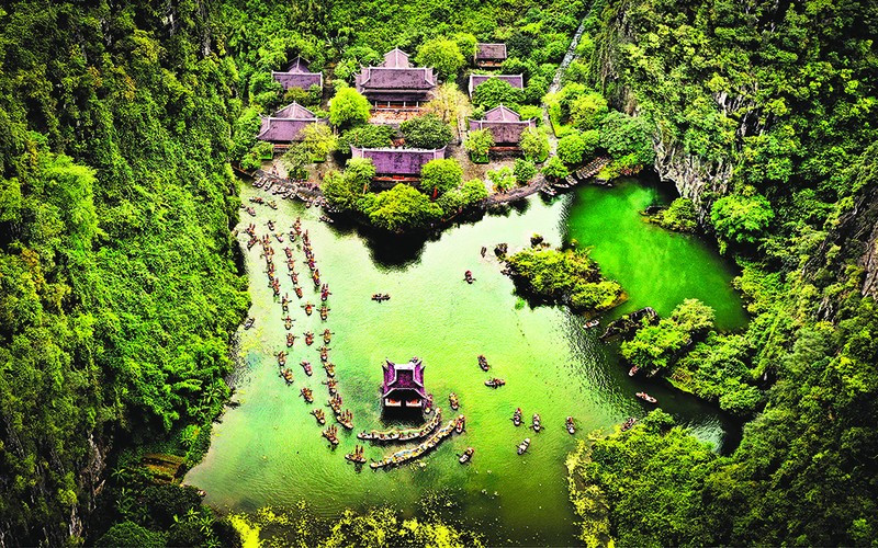 Los festivales han difundido el valor del Patrimonio Cultural y Natural Mundial de Trang An. (Fotografía: Truong Huy)