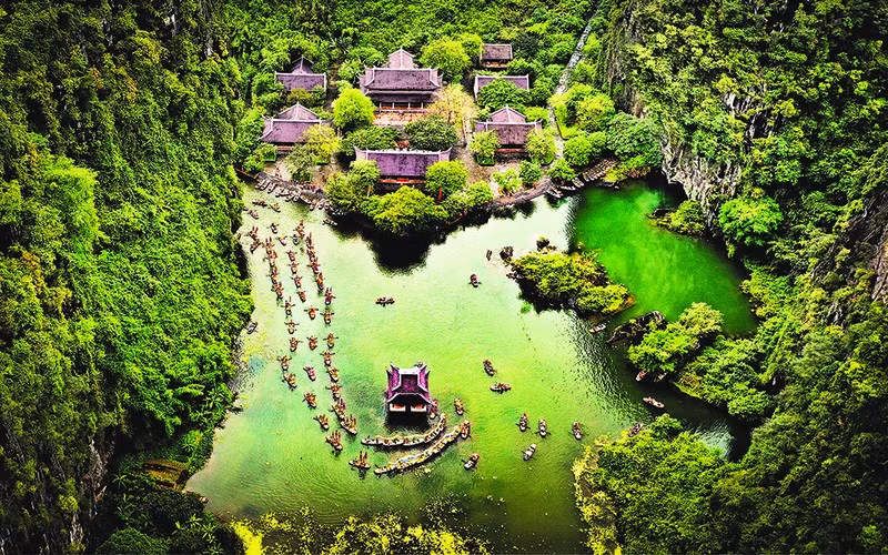 Los festivales han difundido el valor del Patrimonio Cultural y Natural Mundial de Trang An. (Fotografía: Truong Huy)