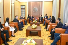 Vista de la reunión (Foto: Nhan Dan)