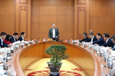 [Foto] Líder partidista trabaja con Subcomités para el XIV Congreso Nacional del PCV