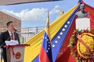 El embajador de Vietnam en Caracas, Vu Trung My.