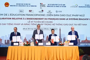 Fortalecen cooperación para el desarrollo de la educación francófona en Vietnam (Foto: VNA)