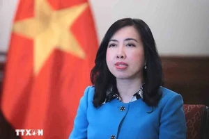 La viceministra de Relaciones Exteriores vietnamita Le Thi Thu Hang. (Foto: VNA)
