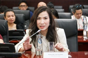 Rachel Isenschmid, secretaria general del Foro Económico Suiza-Vietnam. (Foto: baodautu.vn)