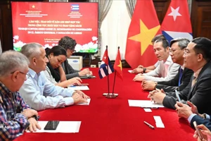 En la cita. (Foto: VNA)