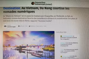 Según Le Courrier International, Da Nang impresiona por sus 32 kilómetros de costa. (Foto: VNA)