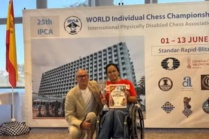 La selección vietnamita brilla en el campeonato mundial de ajedrez IPCA 2026. (Foto: hanoimoi.vn)