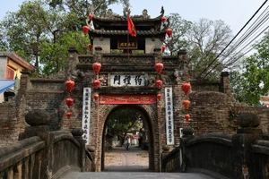 Vista de la aldea de Uoc Le. (Foto: Nhan Dan)