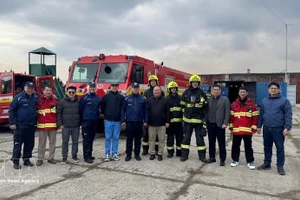 La delegación vietnamita en Eslovaquia. (Foto: VNA)
