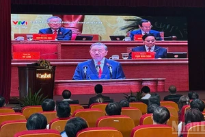 En la sesión. (Foto: Nhan Dan)