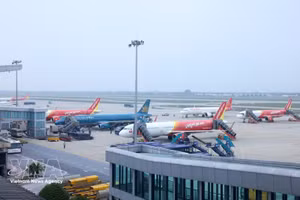 Aeropuerto de Noi Bai, en Hanói. (Foto ilustrativa: VNA)
