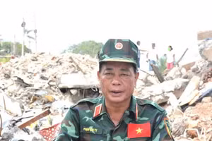 El general de brigada Pham Van Ty, subdirector del Departamento de Búsqueda y Rescate del Estado Mayor General del Ejército Popular de Vietnam. (Foto: qdnd.vn)
