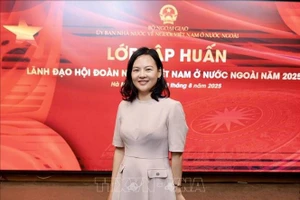 Tran Ha My, directora de la Vineu en Francia y presidenta de la VYBE. (Foto: VNA)